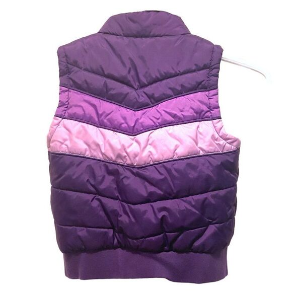 Mini Boots Vintage Inspired Purple Puffer Vest 3T - Picture 2 of 5